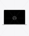 16-inch Silver MacBook Pro Mockup