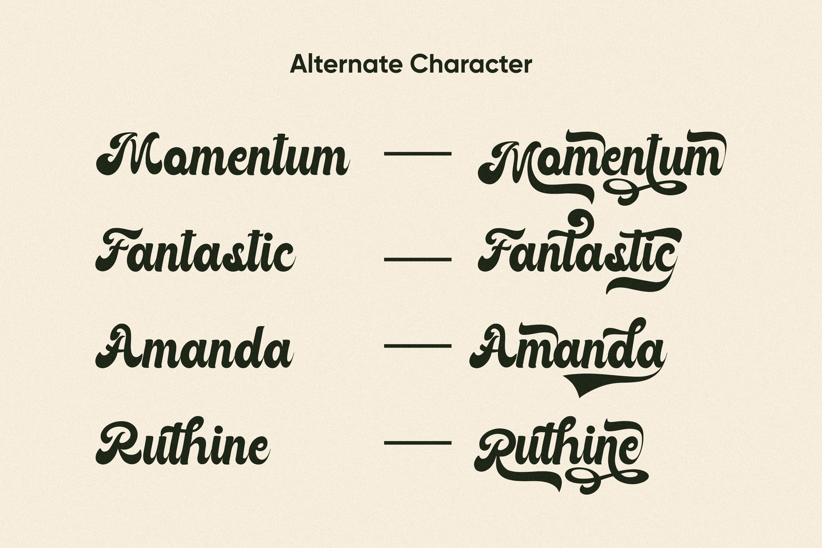 Rateline - Bold Vintage Font