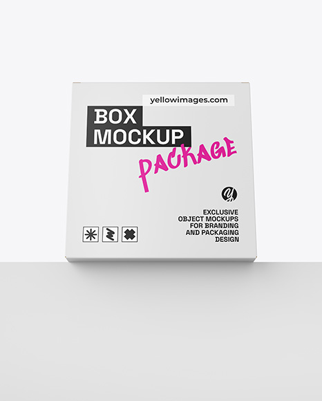 Paper Box Mockup - Cylindrical box mockup
