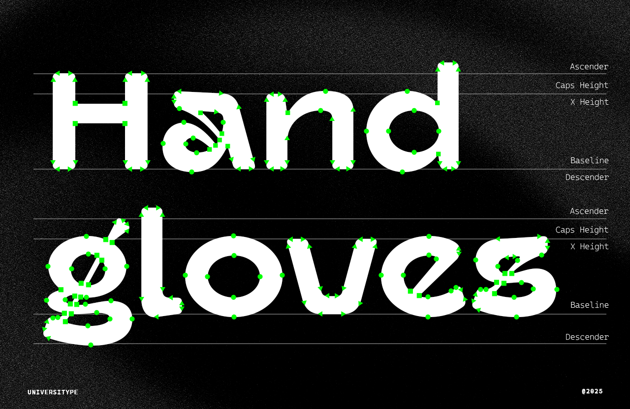 UT Gafigs - An Experimental Sans Serif