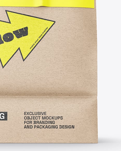 Kraft Paper Bag Mockup
