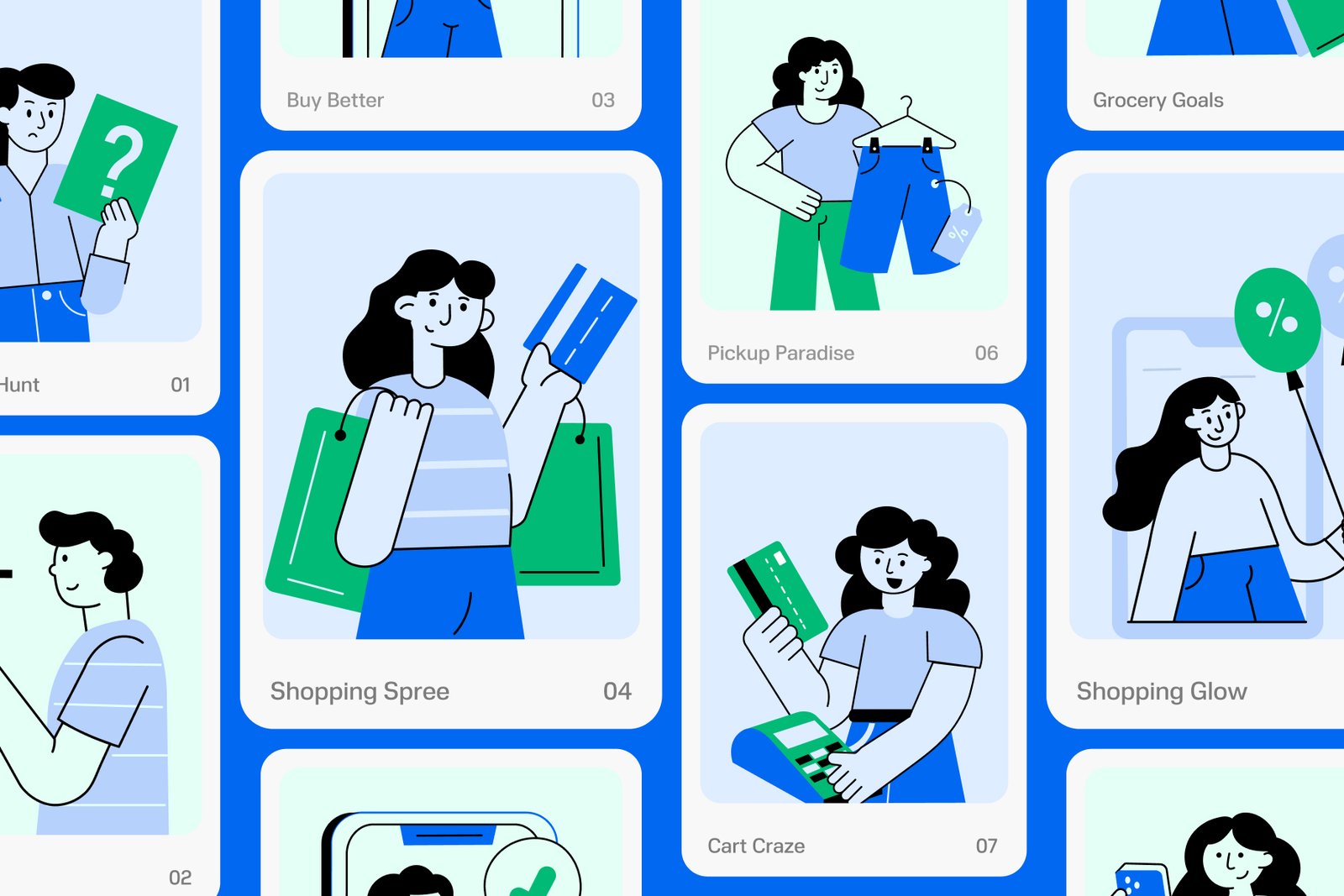 Shopping Illustration Art