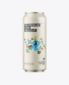 473ml Matte Aluminium Drink Can Mockup
