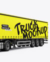 Truck Mockup - Half Side View
