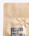 Kraft Paper Coffee Bag Mockup