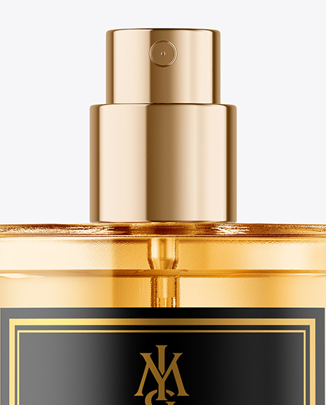 Glass Perfume Bottle Mockup