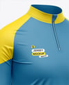¼ Zipper Mock Neck Long Sleeve Jersey