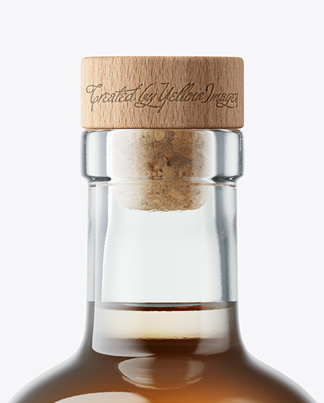 200ml Oslo Whiskey Bottle Mockup