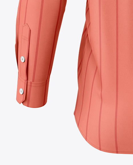 Men's Long Sleeve Shirt Mockup - Back View