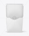 Opened Paper Food Box Mockup