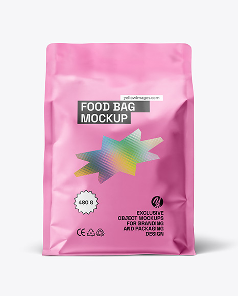 Food Bag Mockup - Cookie packaging mockup