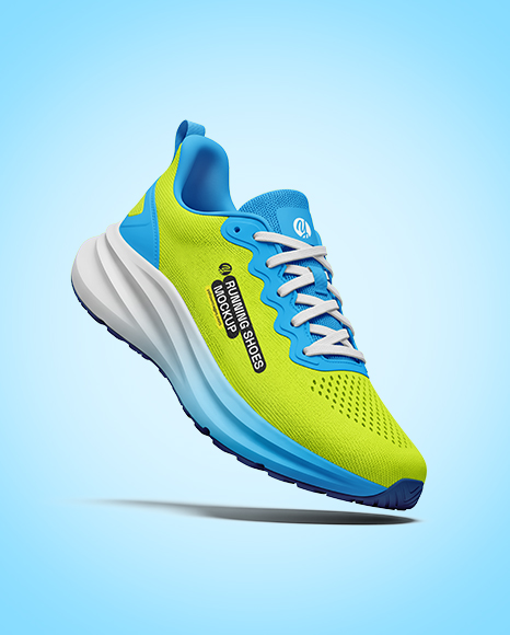 Floating Running Shoe Mockup