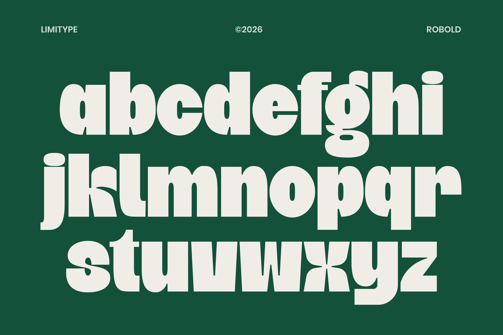 Robold - Bold Display Font