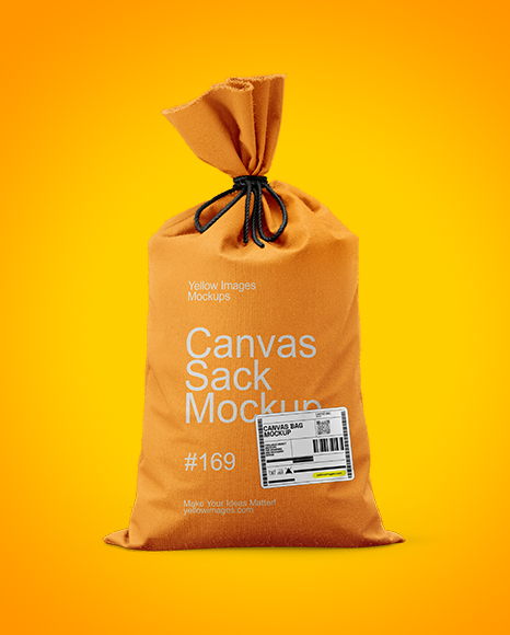 Canvas Sack Mockup