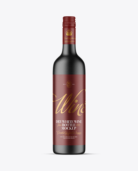 Ceramic Wine Bottle Mockup - Wine bottle mockup