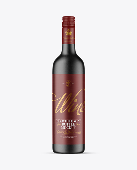 Ceramic Wine Bottle Mockup - Product package mockup