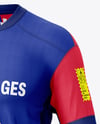 Soccer Jersey Mockup - Half Side View