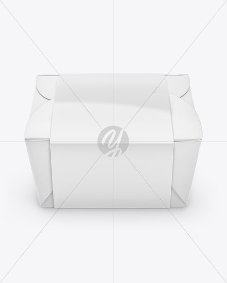 Paper Box in Glossy Sleeve Mockup