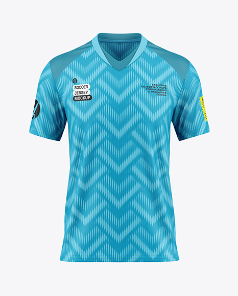 Soccer Jersey Mockup - Front View - Apparel mockups
