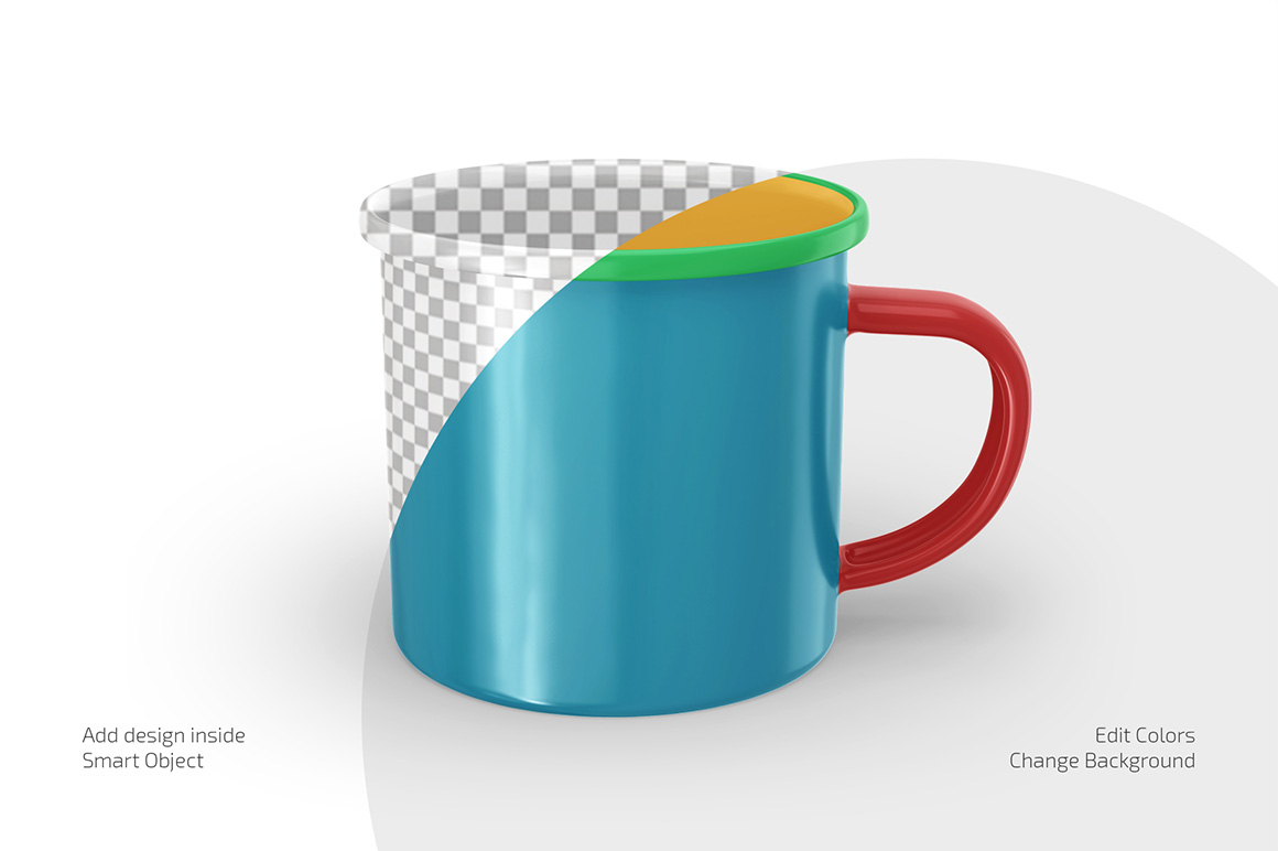 Enamel Mug Mockup Set