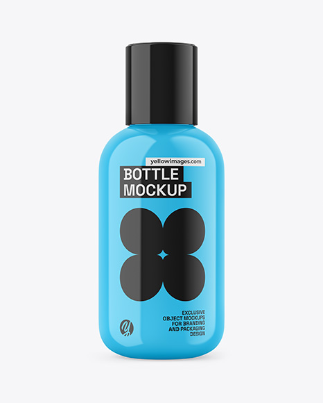 Glossy Bottle Mockup - Bottle mockup