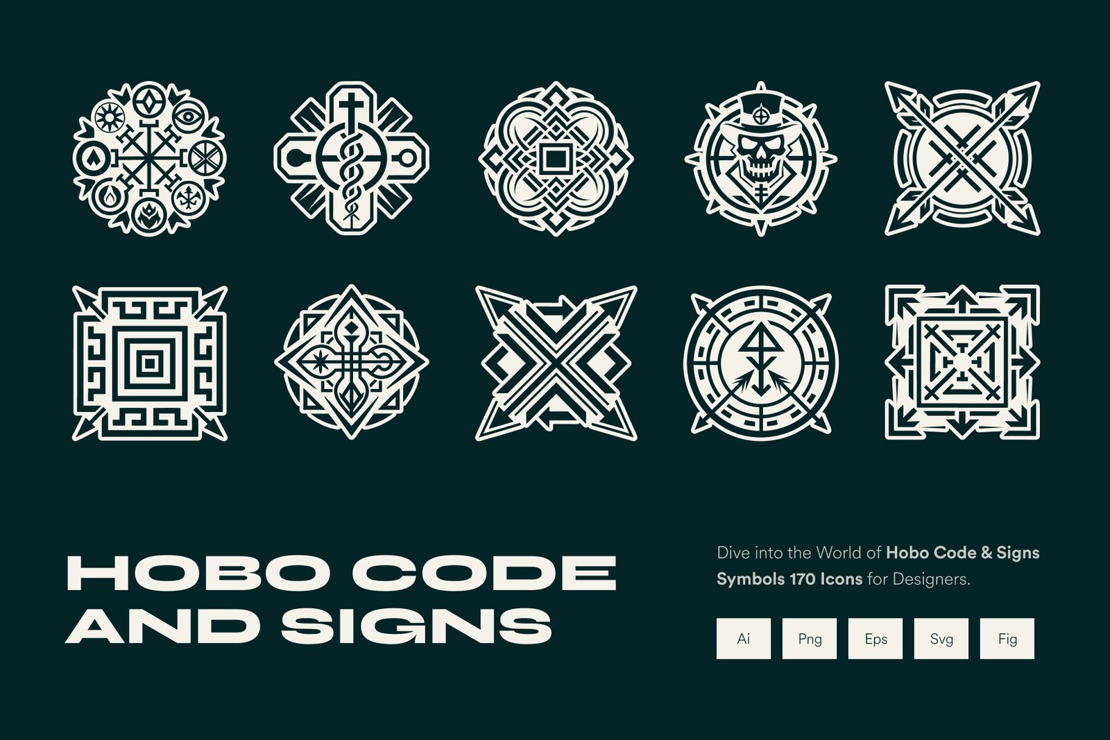 Hobo Code and Signs Symbols