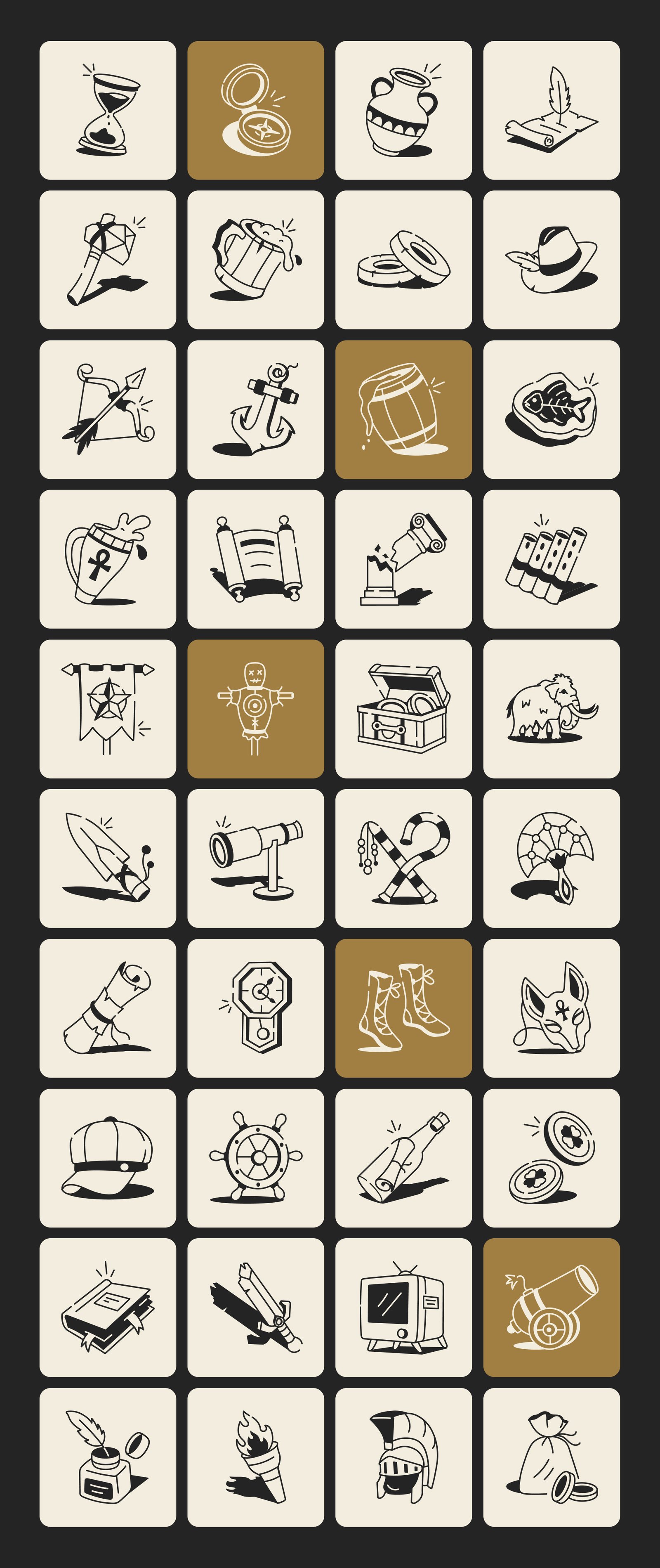 History Drawing Art Set