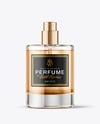 Color Liquid Glass Perfume Bottle Mockup