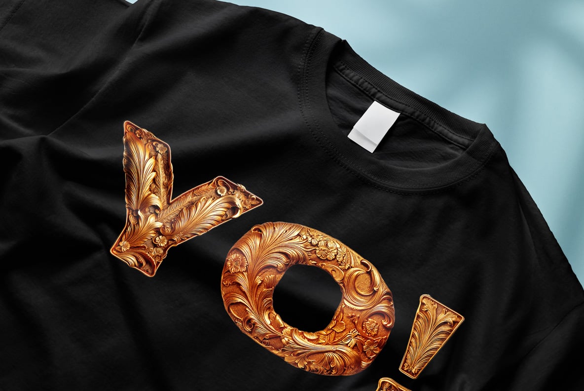 Gold Baroque Font