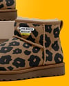 Pair of Women's UGG Boots with Shoe Box Mockup