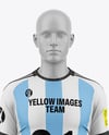 Soccer Full Kit w/ Mannequin Mockup - Front View