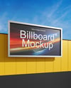Billboard on the City Street Mockup