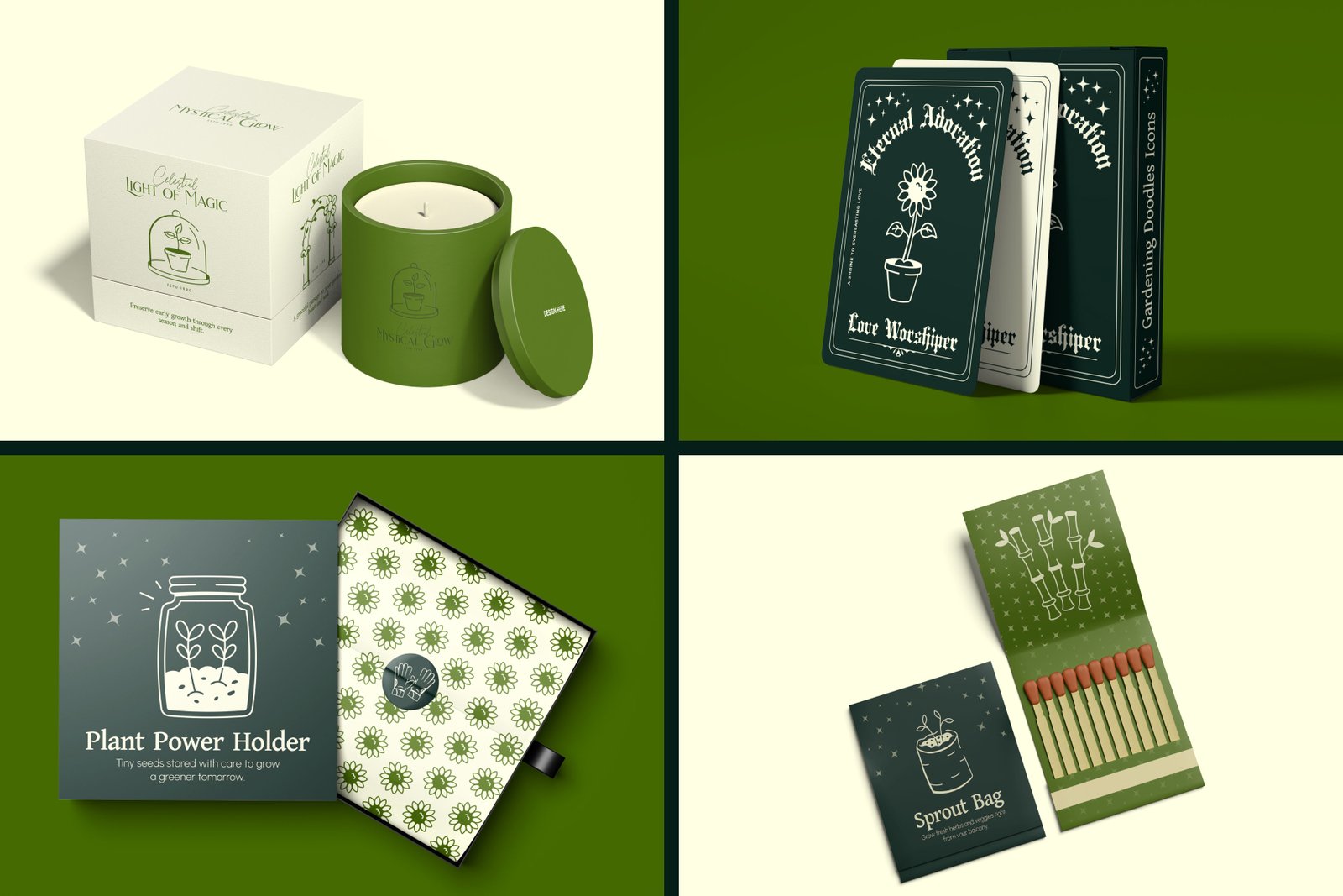 Gardening Doodles Art Set