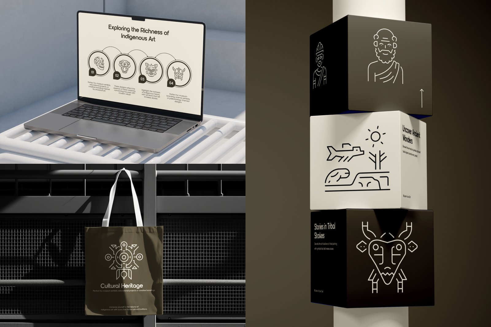 Museum Icon Set