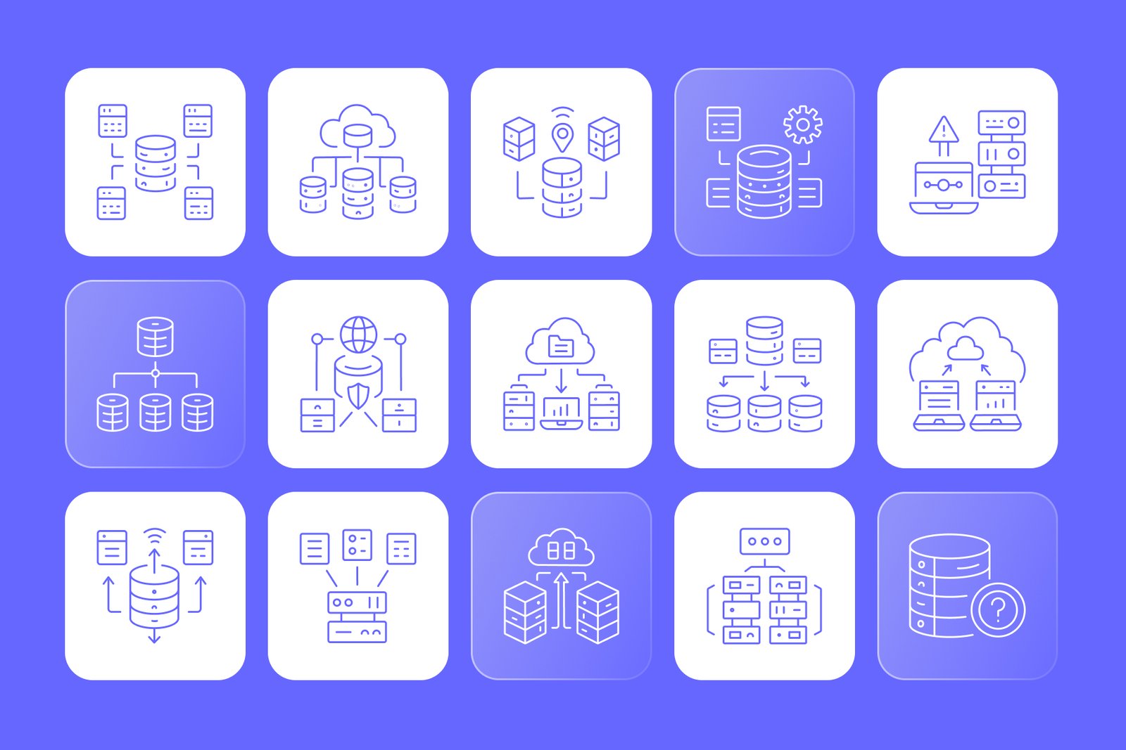 Database Icons Set