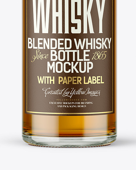 Whiskey Bottle Mockup