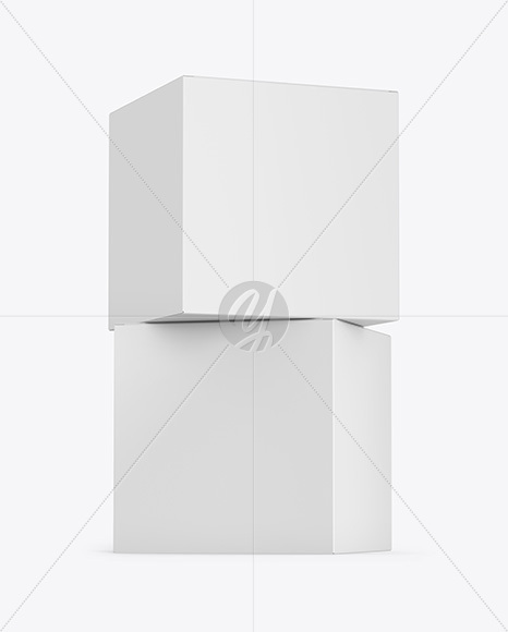 Two Paper Boxes Mockup