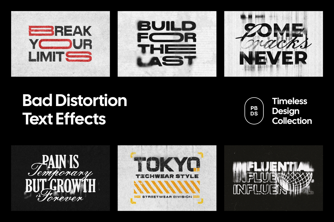 Bad Distortion Text Effects