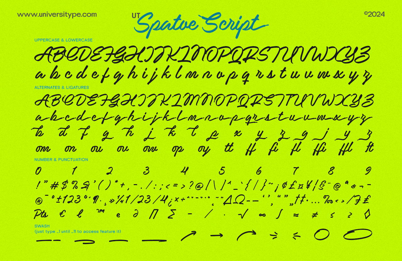 UT Spatoe - A Casual Font Duo
