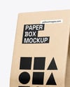 Kraft Paper Bag Mockup