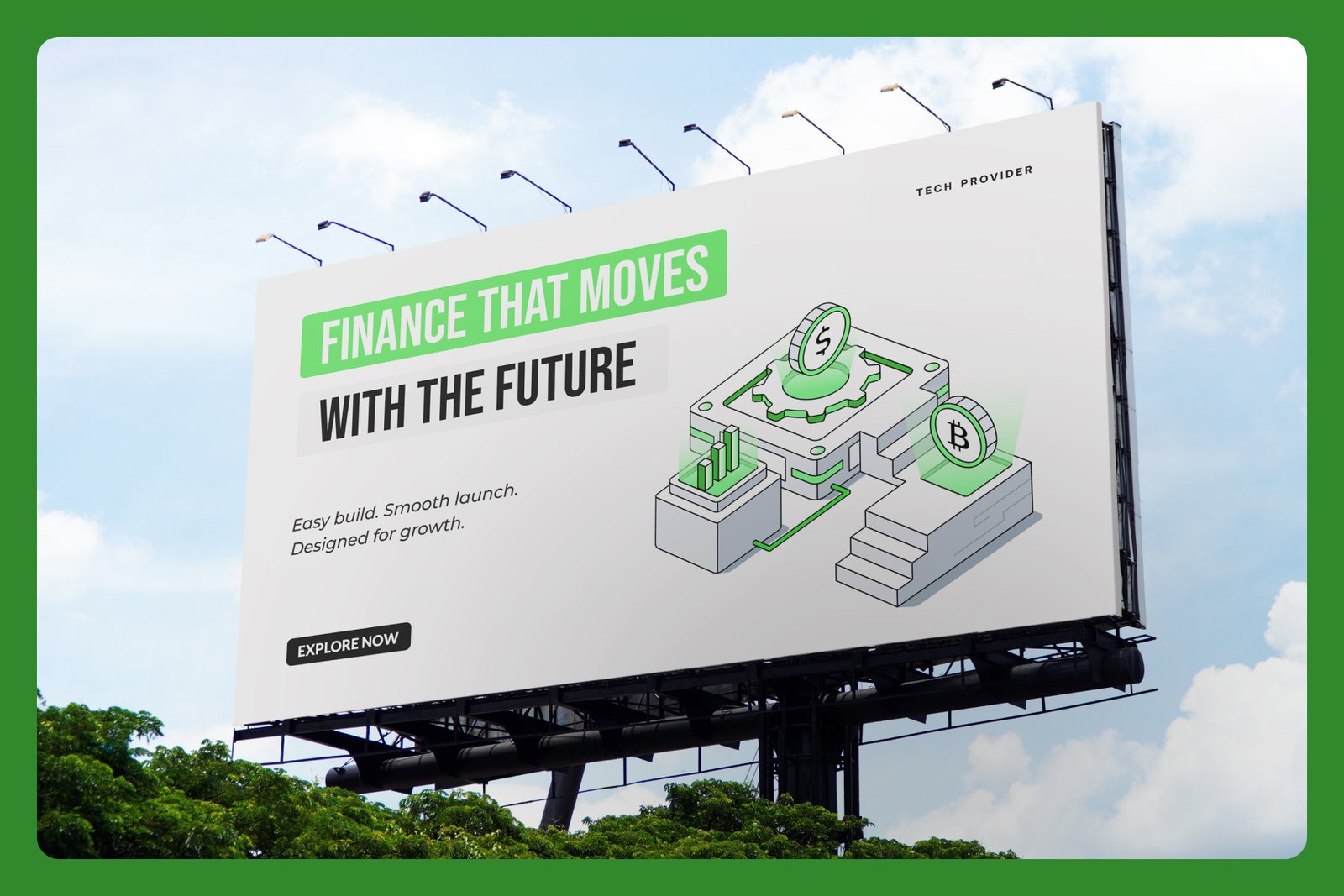 Fintech &amp; Blockchain Isometric Illustrations Bundle