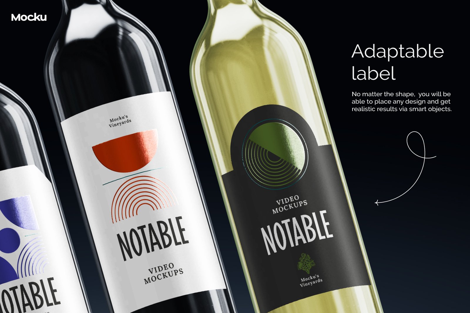 Bordeaux Wine Video Mockup - Notable Collection