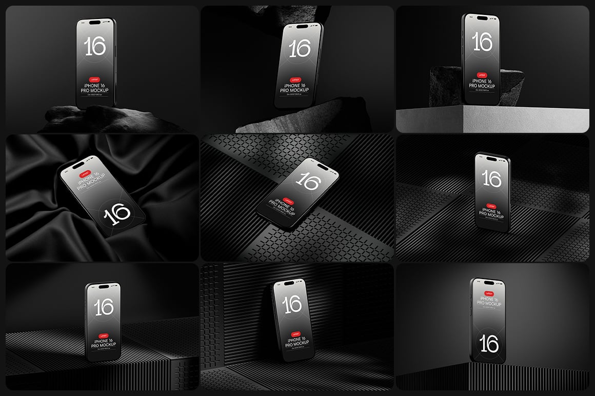 iPhone 16 Pro Mockup
