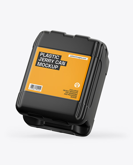 Plastic 5L Jerrycan Mockup