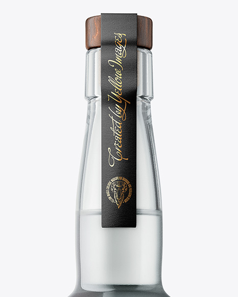 Tall Dry Gin Bottle Mockup
