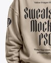 Older Black Man Wearing Sweatshirt and Pants Mockup