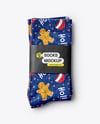 Socks with Label Mockup