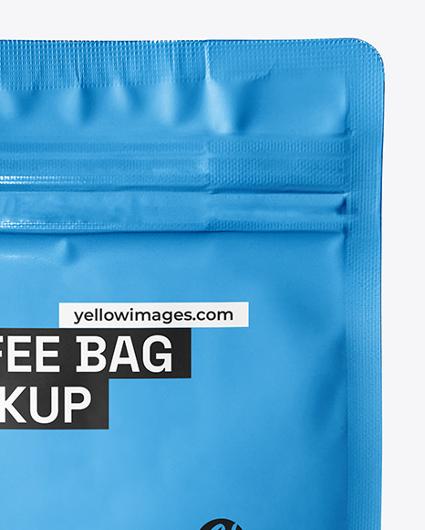 Matte Coffee Bag Mockup