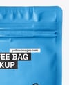 Matte Coffee Bag Mockup