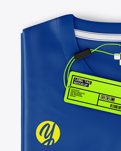 Folded Jersey Shirt Mockup